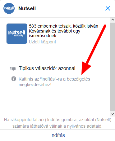 az internetes keresetek üzenetet írnak