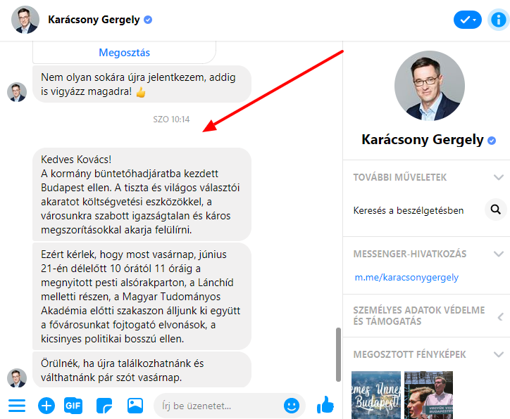 társkereső chatbot a messenger
